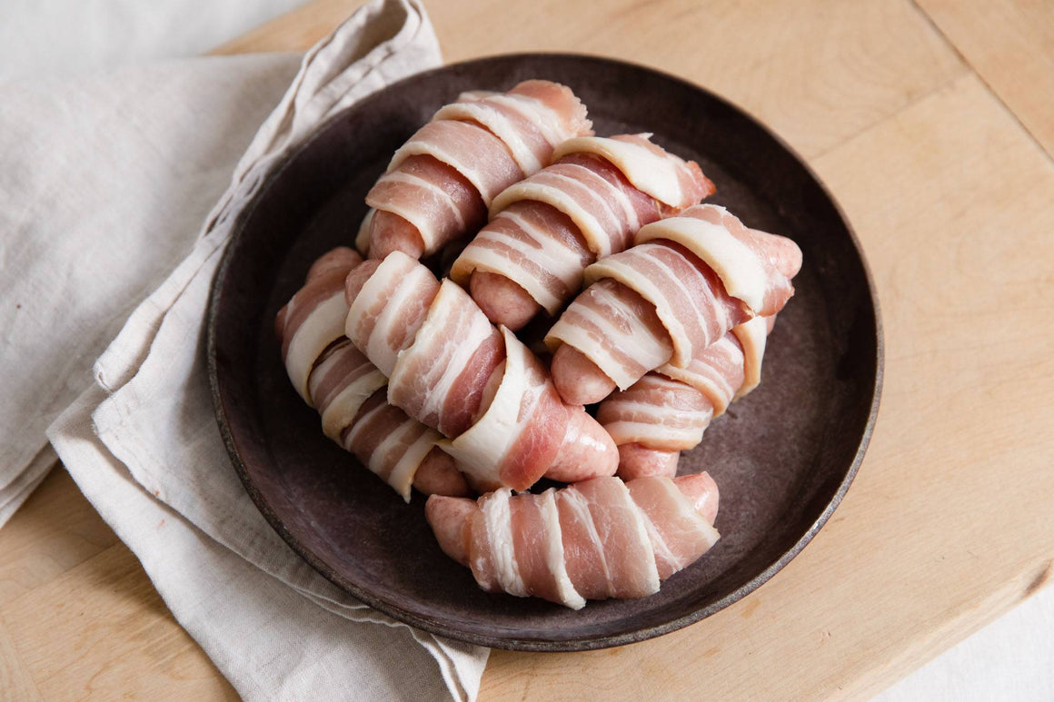 Cranberry and rosemary pigs in blankets
