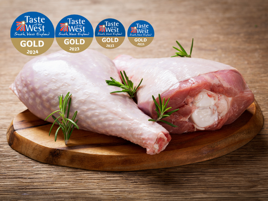 Free Range Turkey Legs and Thighs — Banbury's Turkeys, Cornwall