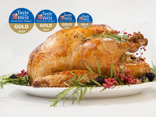 White Barn Turkey size and feeding guide — Banbury's Turkeys